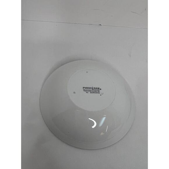 PYROCERAM 3 TableWare by CORNING Rimmed Brown Beige Dessert Bowls 5" - Picture 3 of 4